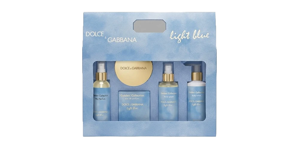 طقم لايت بلو (٥ قطع) – مايا كوزمتكس | جولدن كوليكشن