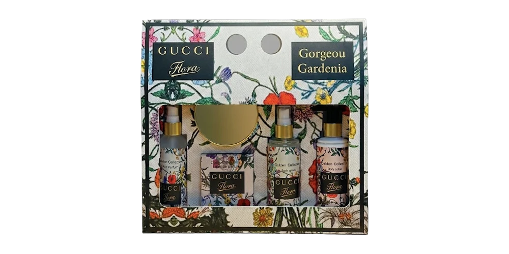 طقم غوتشي فلورا غورجيوس غاردينيا (٥ قطع) – مايا كوزمتكس | جولدن كوليكشن