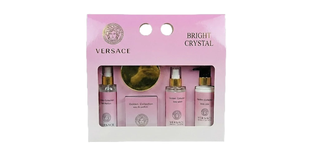 طقم برايت كريستال (٥ قطع) – مايا كوزمتكس | جولدن كوليكشن